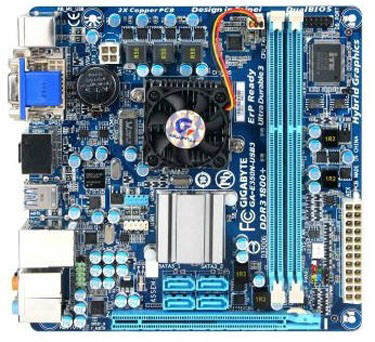 Gigabyte GA-E350V-USB3 czyli AMD Brazos mini-ITX