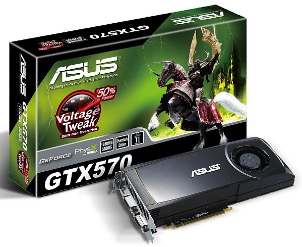 ASUS wydajne karty GeForce GTX 580 