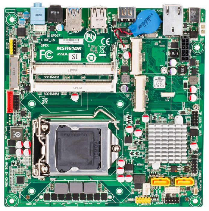Gigabyte MSH61DK Mini-ITX dla LGA 1155