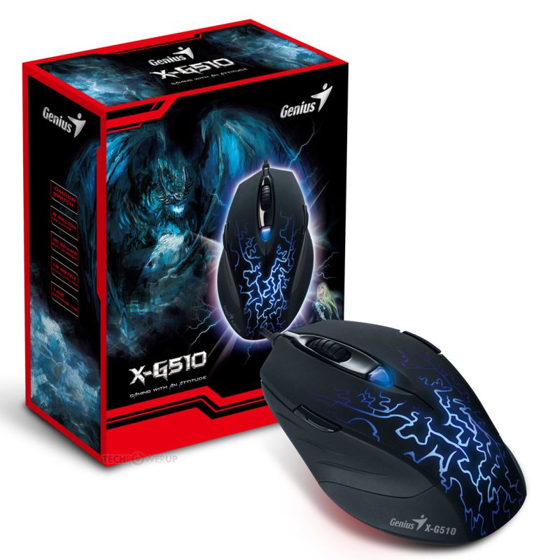 Nowa gamingowa mysz Geniusa czyli X-G510