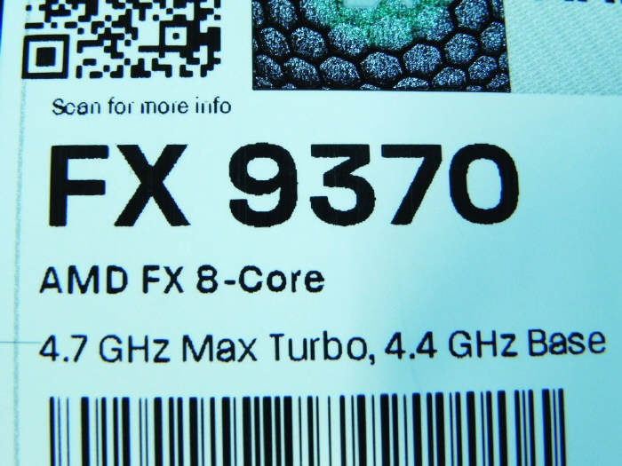 AMD FX-9370 wyjdzie w wersji BOX...