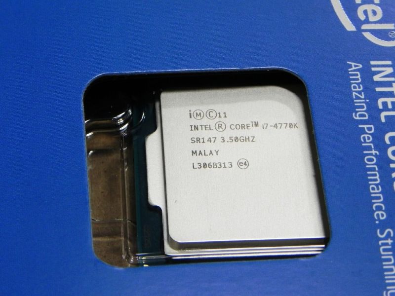 Intel i7 4770K - tak wyglda opakowanie  