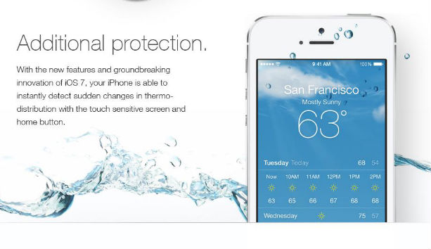 [PRANK]Wodoodporne iPhony oraz iPady dziki iOS 7