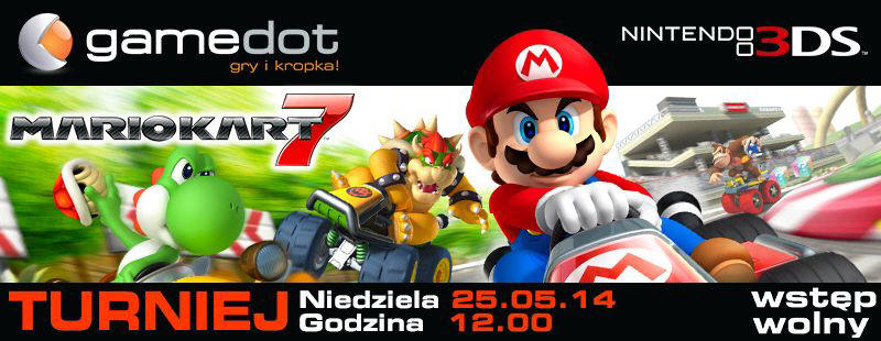 Gamedot zaprasza na turniej Mario Kart 7 na konsolach Nintendo 3DS