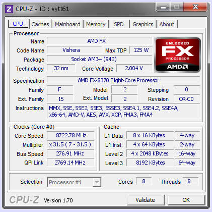 Procesor AMD FX-8370 ustanawia nowy rekord wiata