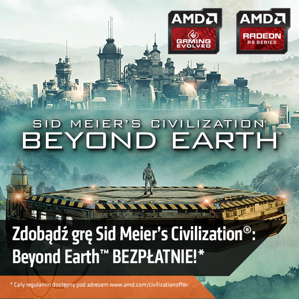 Sid Meier’s Civilization: Beyond Earth z kartami Radeon R9 290