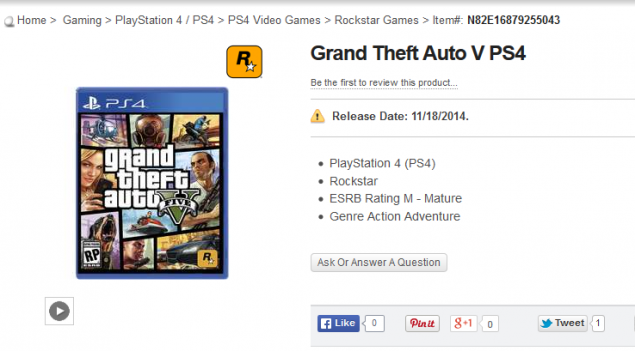 Premiera GTA V w wersji na PC, XBO oraz PS4 ju 18 listopada