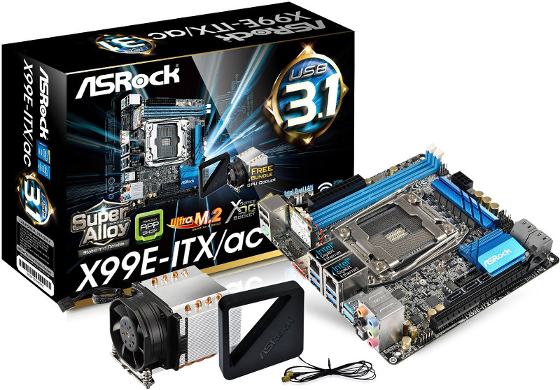 AsRock pierwszy z pyt gwn mini-ITX dla LGA2011v3