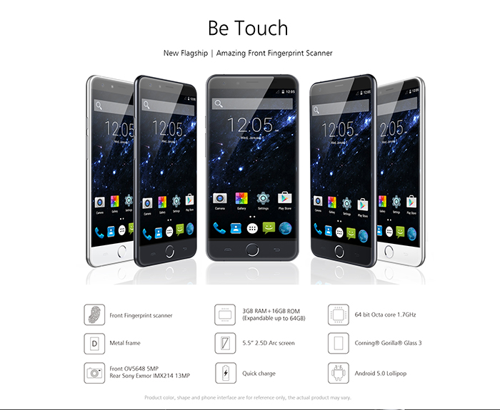 Ulefone Be Touch z Androidem 5.0