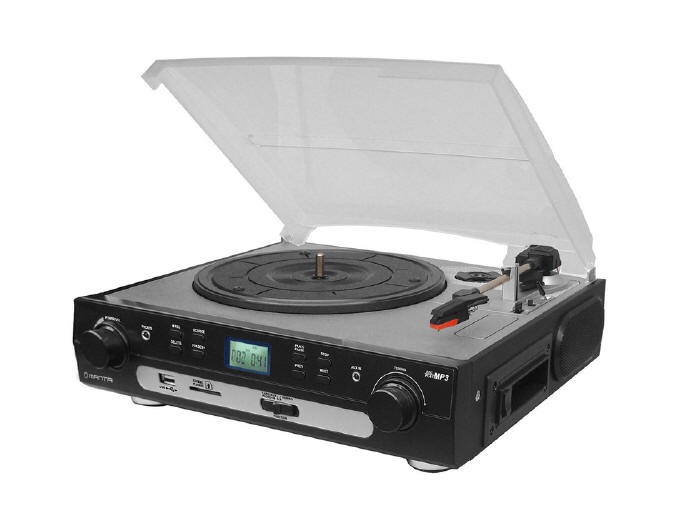 Manta Vinyl USB Cassette Player MA408