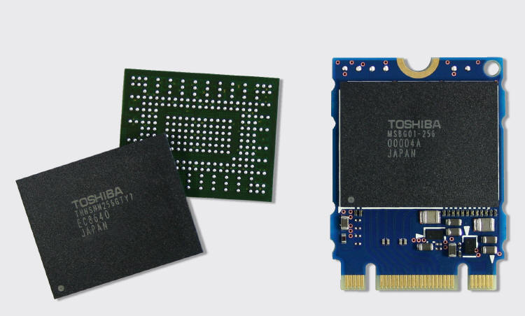 Toshiba prezentuje najmniejszy dysk SSD PCI Express