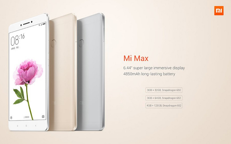 Xiaomi Max dla mionikw duych ekranw