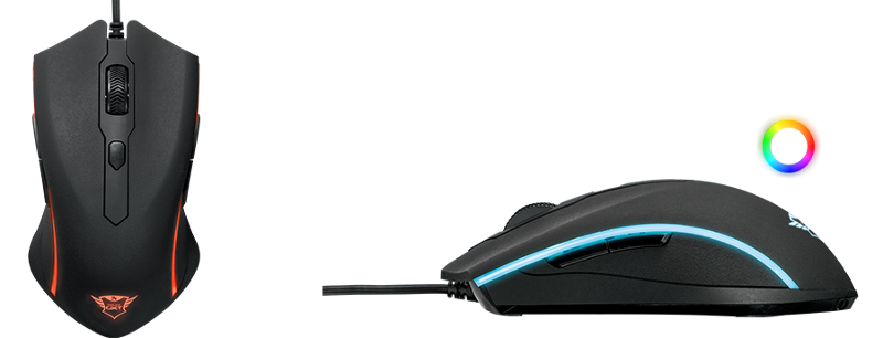 Trust GXT 177 - symetryczna i laserowa myszka gamingowa 