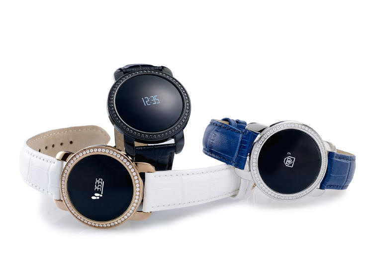 MyKronoz ZeCircle - smartwatch z cyrkoniami od Swarovskiego