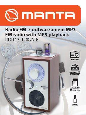 Manta - Radio-odtwarzacze w stylu Vintage