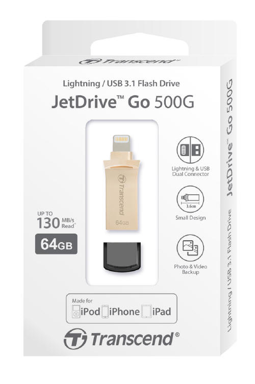 TRANSCEND JetDrive Go 500 dla Apple