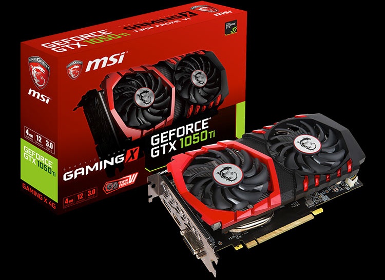 MSI GeForce GTX 1050-1050 Ti