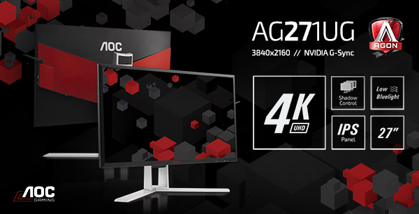 AOC AG271UG - Monitor 4K z G-SYNC
