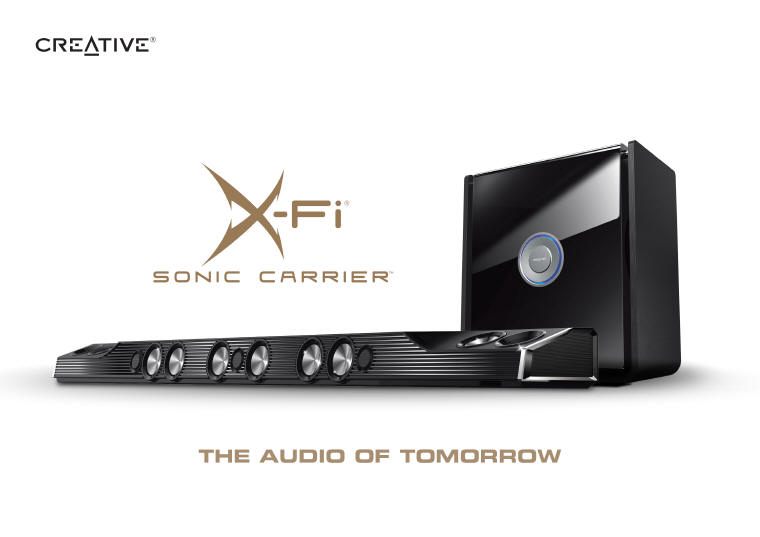 Soundbara X-FI Sonic Carrier na Audio Video Show 2018