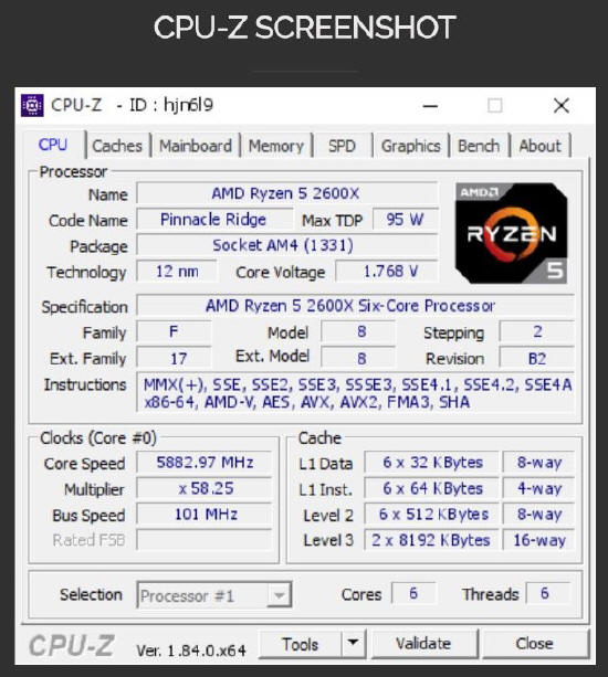AMD Ryzen 7 2700X i 2600X podkrcone do 5.88 GHz
