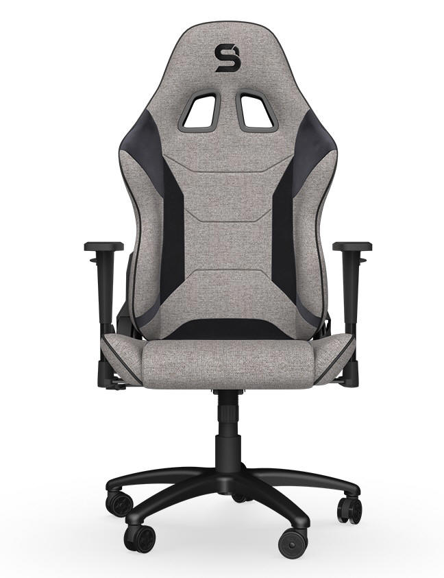 SPC Gear SR300F V2 GY - wygodny materiaowy fotel w szarym kolorze