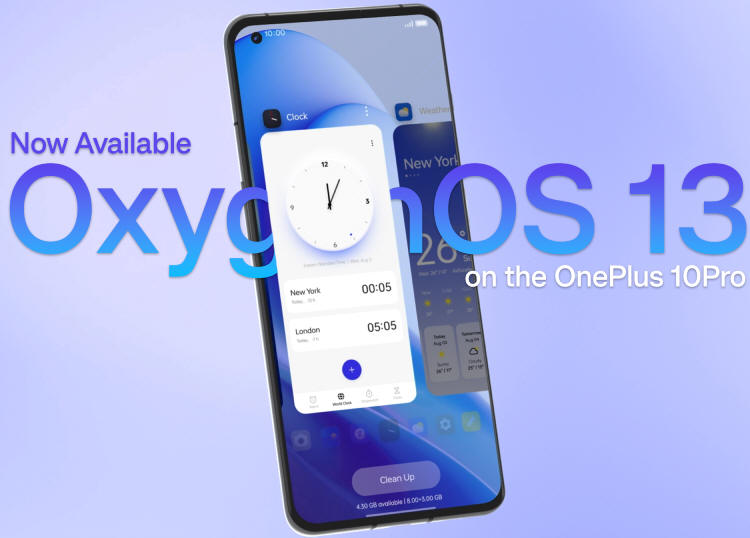 OxygenOS 13 dostpne w smartfonach OnePlus 10 Pro 5G