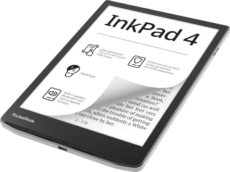 PocketBook InkPad 4 powraca z nowym ekranem i głośnikiem