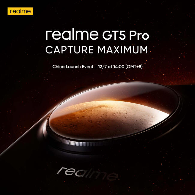 realme GT5 Pro zadebiutuje w Chinach ju 7 grudnia