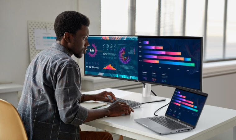 Dell - ultraszeroki monitor UltraSharp 49 Curved USB-C Hub
