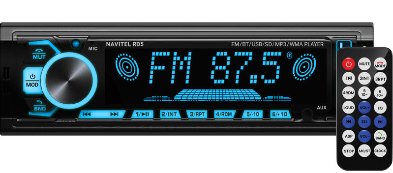 NAVITEL RD3 i RD5 – radioodtwarzacze samochodowe z Bluetooth