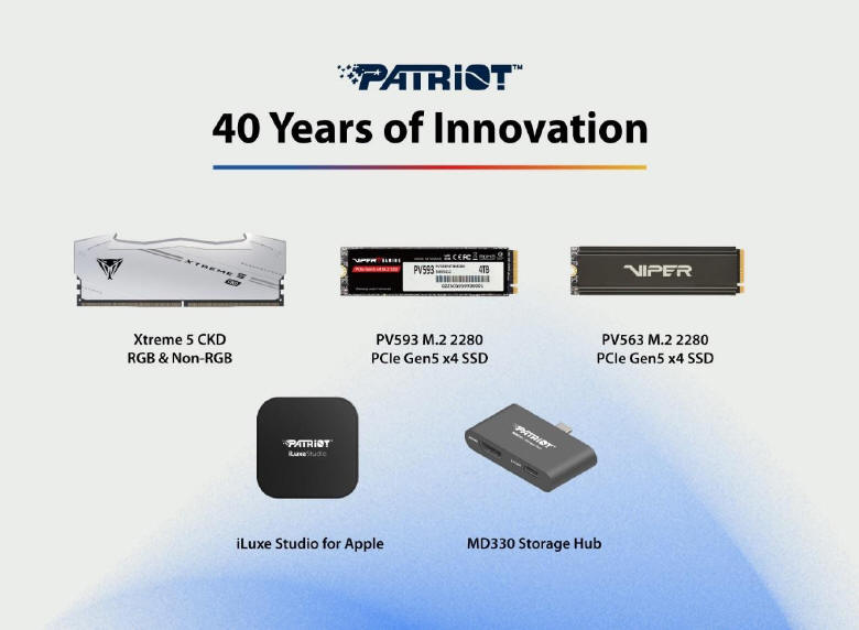 Patriot Memory - pełna linia produktów na targach COMPUTEX 2025