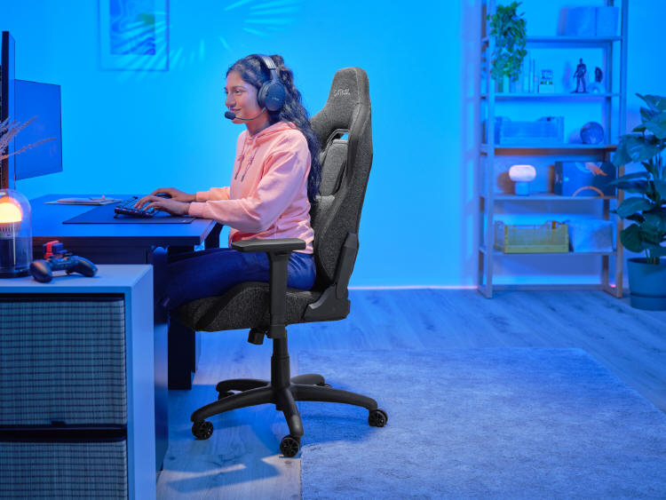 Trust Ruya Fabric - idealny fotel do gamingu i domowego biura