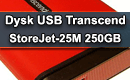 Dysk USB Transcend StoreJet-25M 250GB