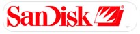 Obrazek SanDisk przedstawia kartę flash SDHC o pojemności 4GB