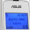 Obrazek ASUS przedstawia bezprzewodowy telefon Skype - AiGuru S1