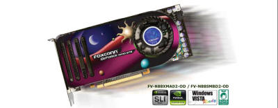 Obrazek FOXCONN na chipach NVIDIA GeForce 8800GTX/GTS