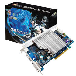 Obrazek SPARKLE prezentuje GeForce 7600 GS AGP wersja 