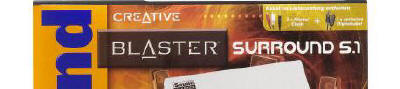 Obrazek SOUND BLASTER  SURROUND 5.1 i CONNECT