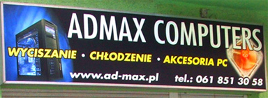 Obrazek Admax Computers - otwarcie nowego sklepu
