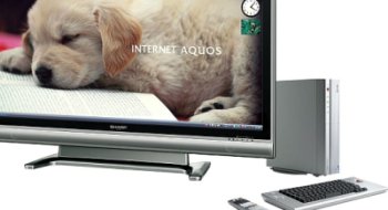 Obrazek Nowe PC TV LCD Internet Aquos od Sharpa