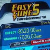 Obrazek 8320 MHz na Pentium 4 641