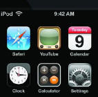 Obrazek Apple przedstawia iPoda touch