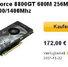 Obrazek GeForce 8800 GT 256 MB dostępne w europejskich sklepach