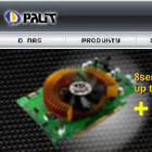 Obrazek Polska wersja strony internetowej firmy PALIT