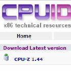 Obrazek CPU-Z 1.44 ... aplikacja lekko odświeżona