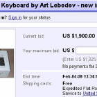 Obrazek Maximus Optimus OLED keyboard w sprzedaży na eBay