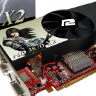Obrazek PowerColor przedstawia Radeona HD 3870 X2 z GDDR4