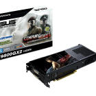 Obrazek ASUS przedstawia kart graficzn ... EN9800GX2/G/2DI/1G