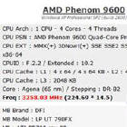 Obrazek Phenom 9600 BE dobrze się kręci ...
