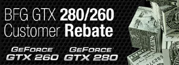 Obrazek BFG oddaje pieniądze za GeForce 260/280 w europie ...